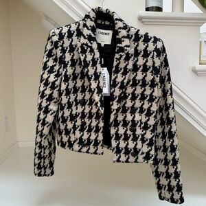 L'Agence Inez Houndstooth Blazer - Size 6, New w/ Tags